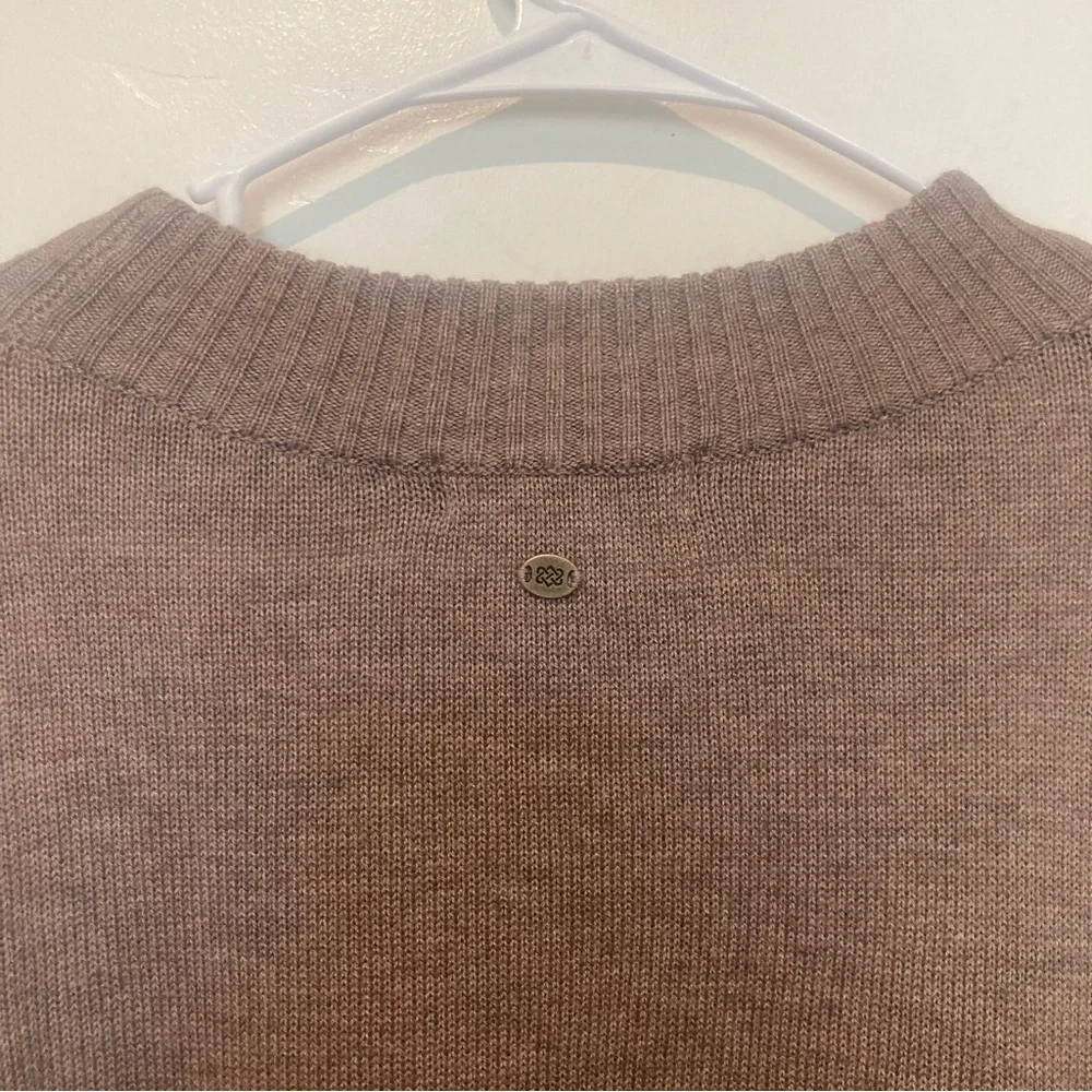 New Sherpa Adventure Gear Devaki Crew Men's Sweater Fair Isle Merino Wool Size S